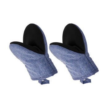 Set 2 mănuși pentru bucătărie tiseco home studio, albastru
