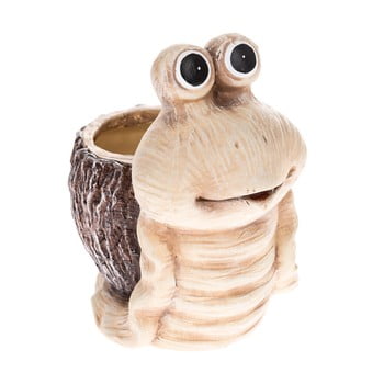Ghiveci din ceramică dakls, înălțime 16 cm, formă melc