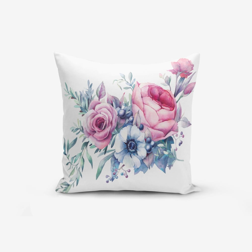 Față de pernă cu amestec din bumbac Minimalist Cushion Covers Liandnse Flower, 45 x 45 cm bonami.ro imagine 2022