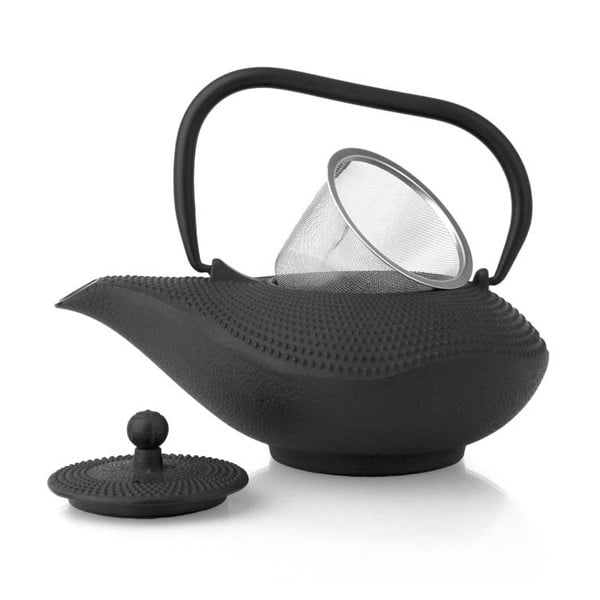 Ceainic din fontă cu infuzor Bredemeijer Alladin 1 l, negru