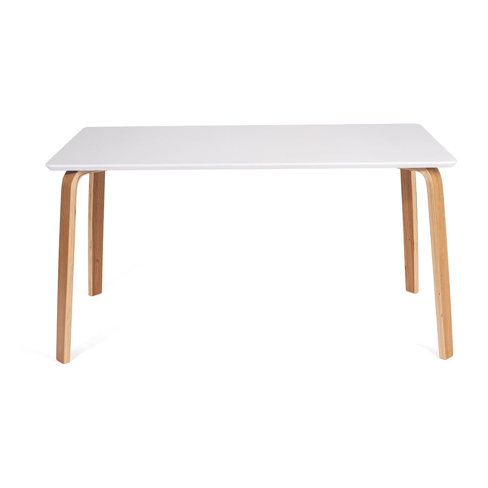 Masă dining cu blat alb 150x90 cm zaha - bonami essentials