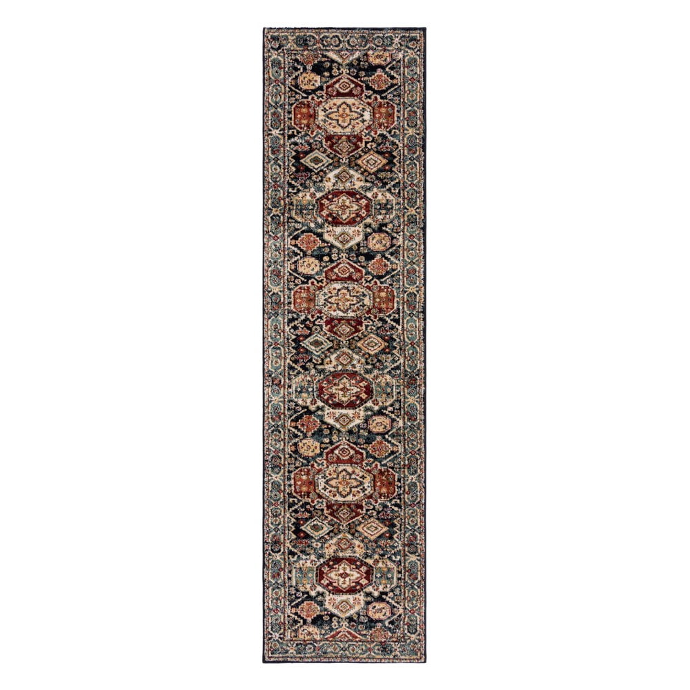 Covor tip traversă albastru închis 66x300 cm Gillingham – Flair Rugs