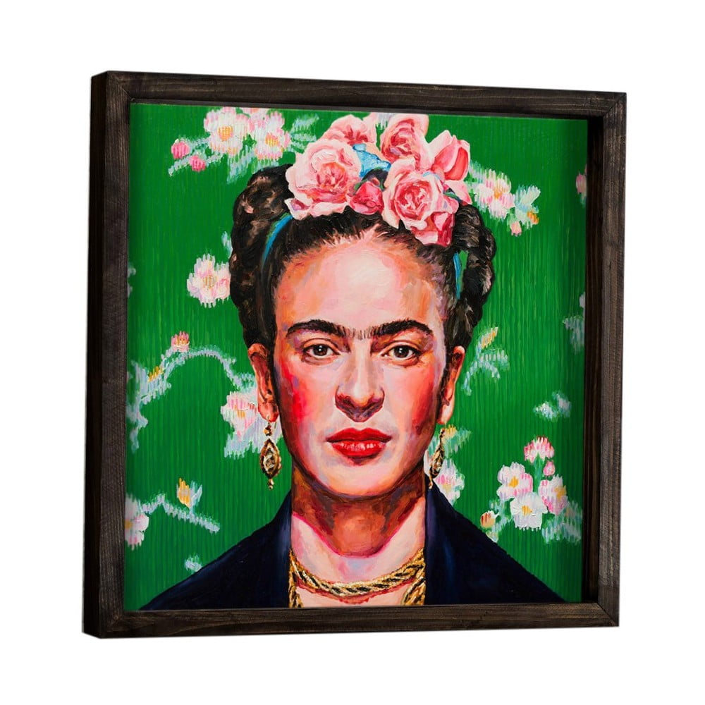 Tablou Frida Kahlo, 34 x 34 cm bonami.ro imagine 2022