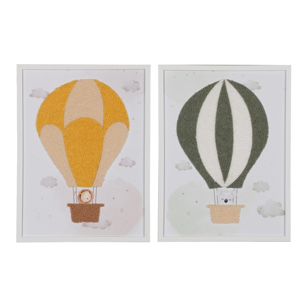Tablouri pentru copii 2 buc. 30x40 cm Balloon – Ixia