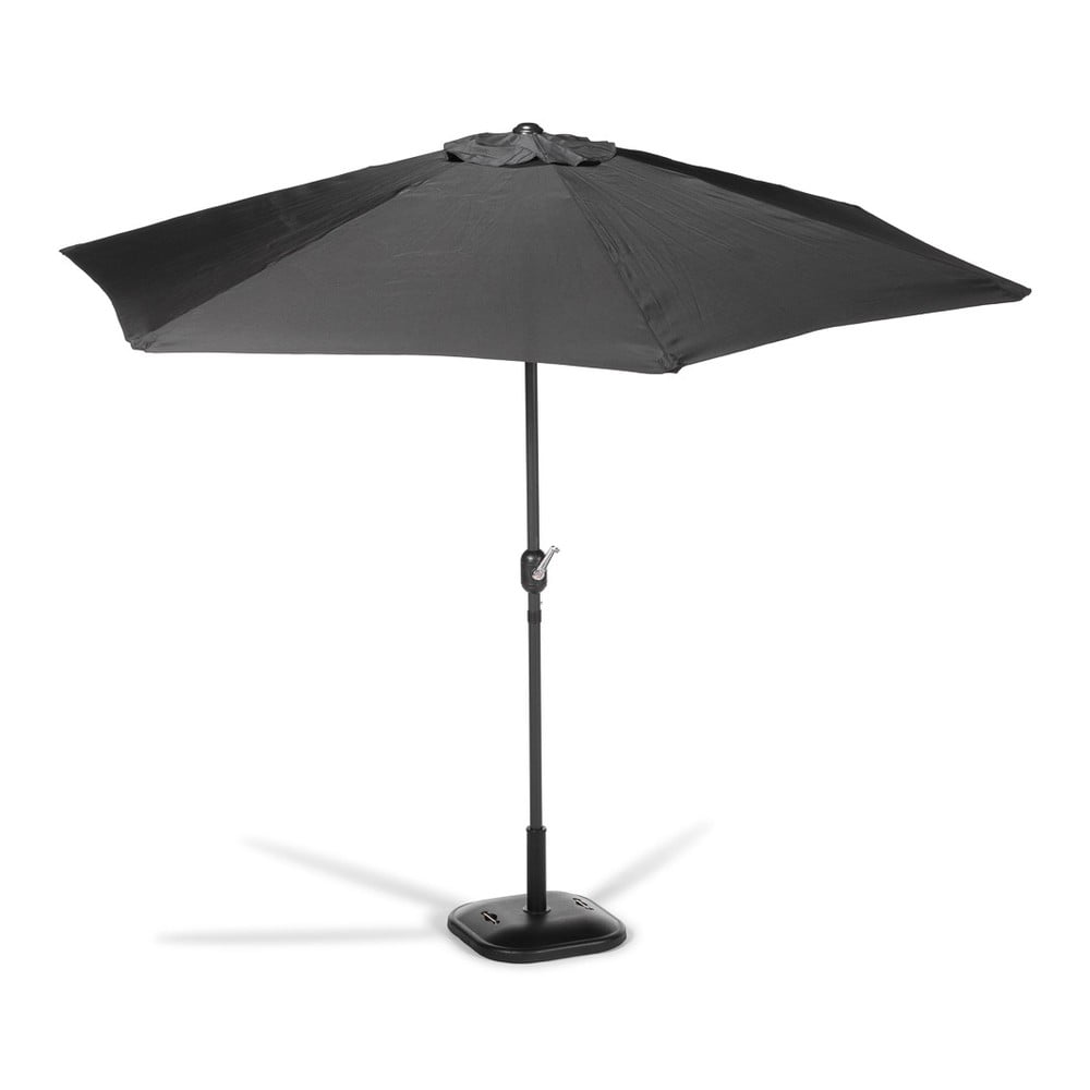Umbrelă de soare fără suport Bonami Essentials Sun, ø 300 cm, negru