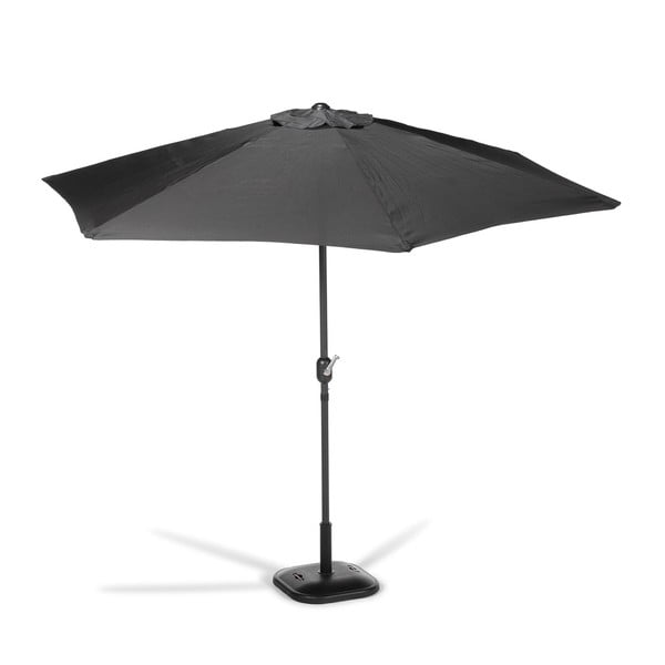 Umbrelă de soare fără suport Bonami Essentials Sun, ø 300 cm, negru
