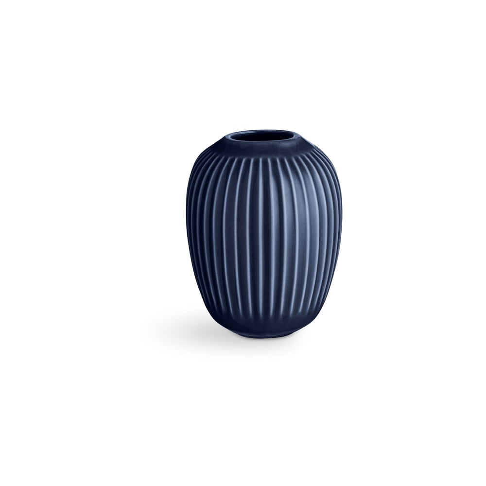 Vaza din gresie Kaehler Design Hammershoi, inaltime 10 cm, albastru inchis image12
