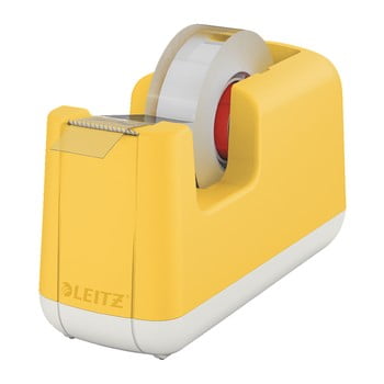 Suport pentru bandă adezivă/scoci leitz cosy, galben