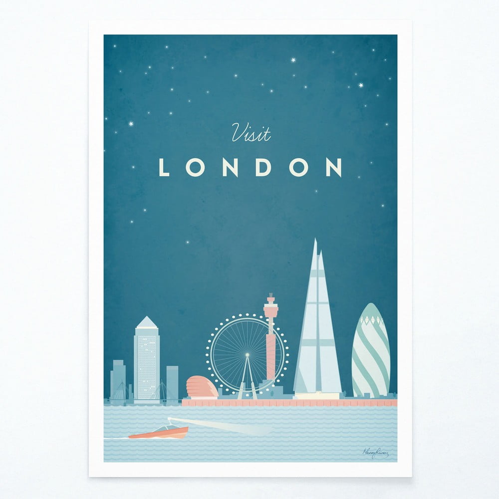 Poster Travelposter London, A2 bonami.ro imagine 2022