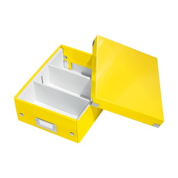 Cutie cu organizator leitz office, lungime 28 cm, galben