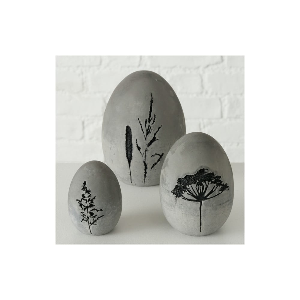 Set 3 decorațiuni din beton boltze graser