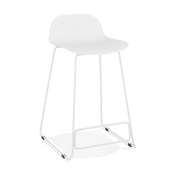 Scaun de bar kokoon slade mini, înălțime 66 cm, alb