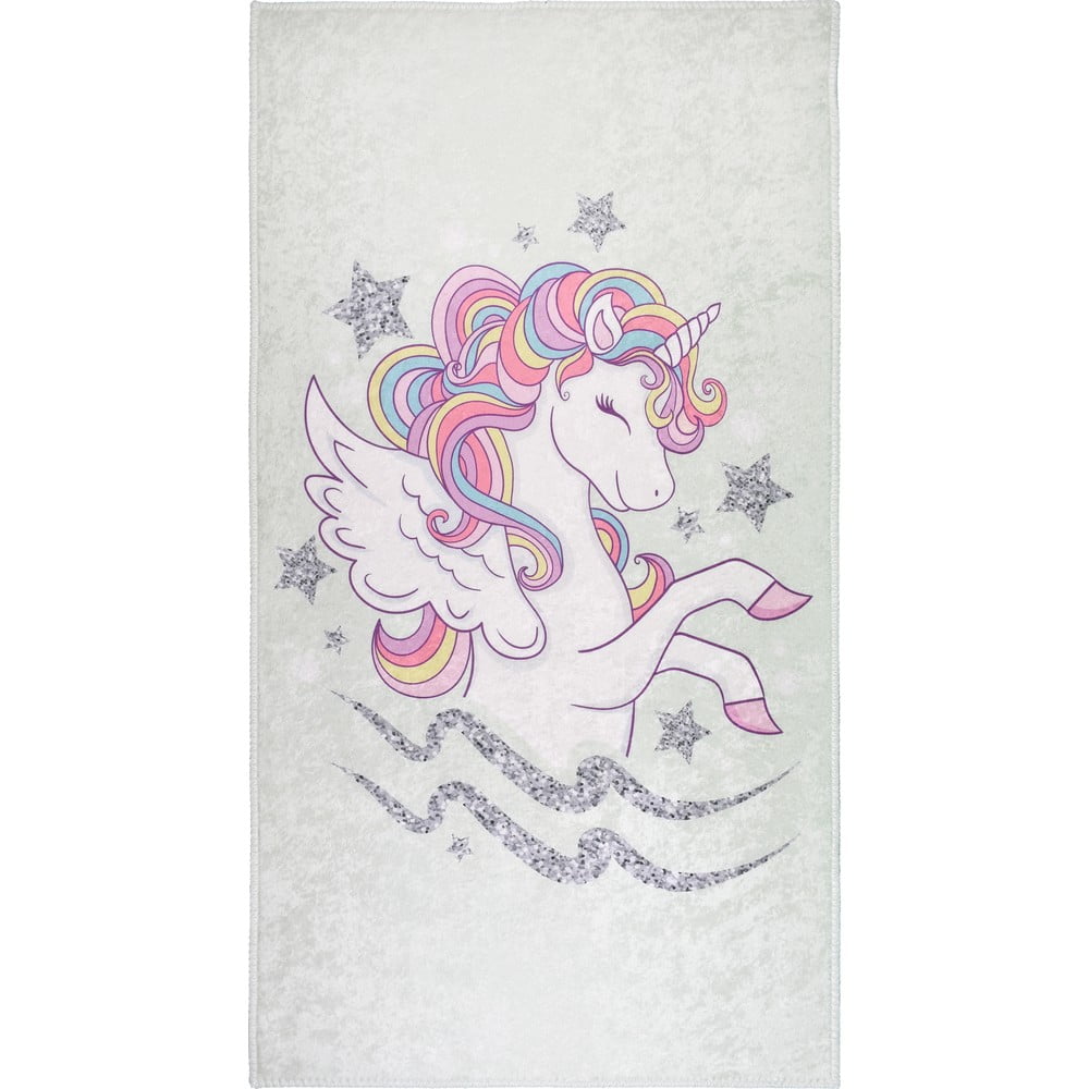 Covor pentru copii 100x160 cm Flying Unicorn – Vitaus