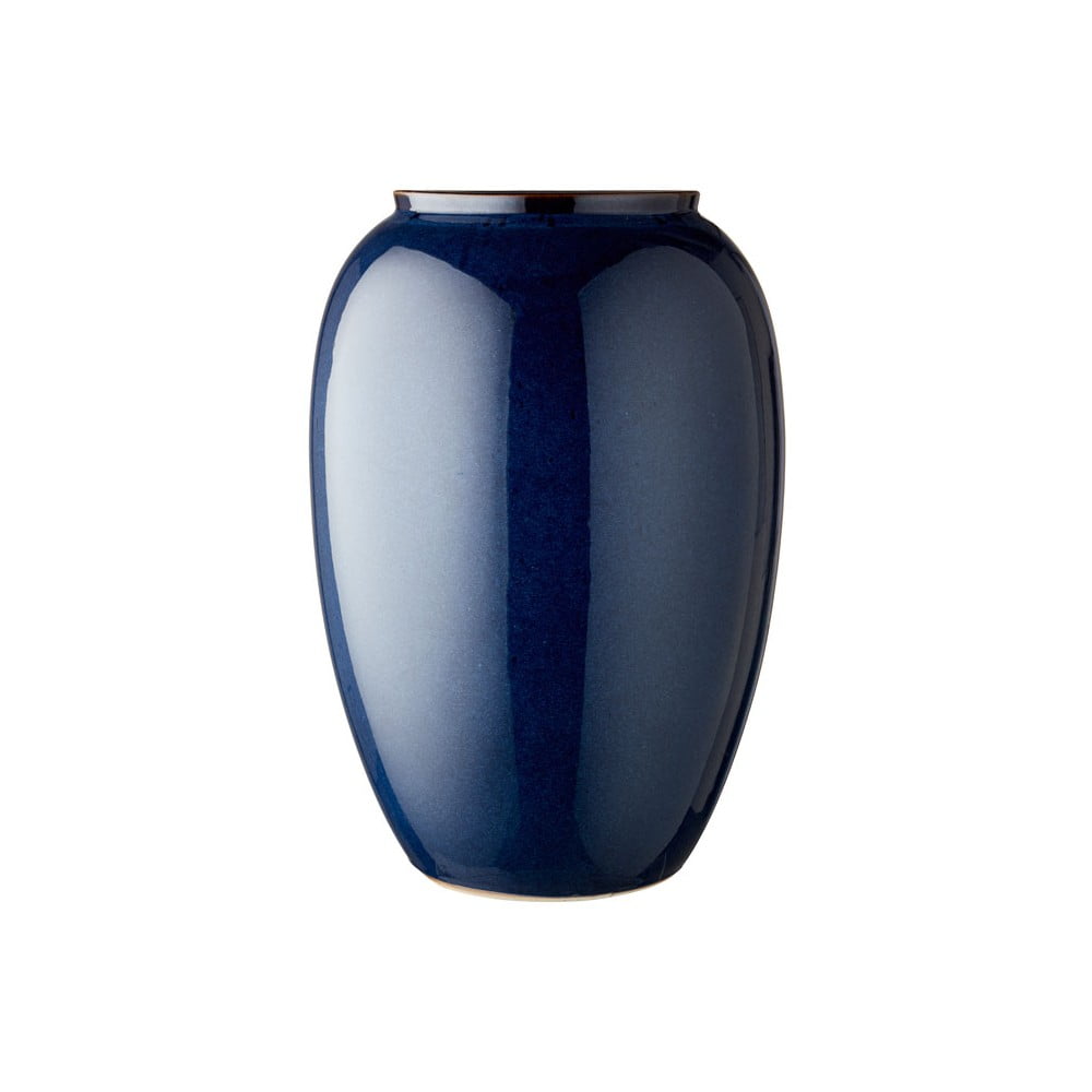 Poza Vaza din gresie ceramica Bitz, inaltime 50 cm, albastru