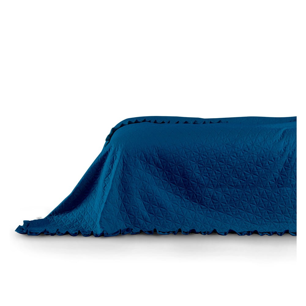 Cuvertură AmeliaHome Tilia, 240 x 220 cm, albastru