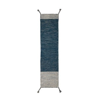 Covor din lână flair rugs anu, 60 x 200 cm, albastru