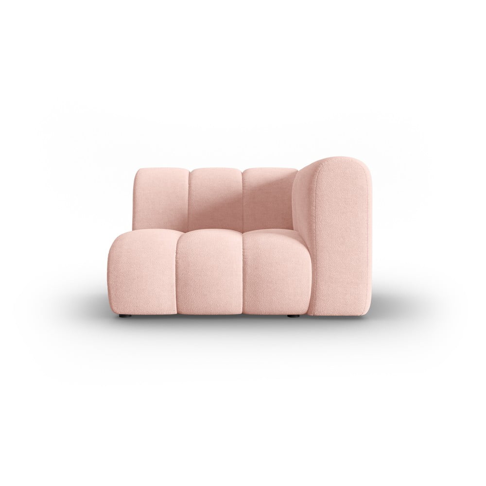 Modul pentru canapea roz (colț dreapta) Lupine – Micadoni Home