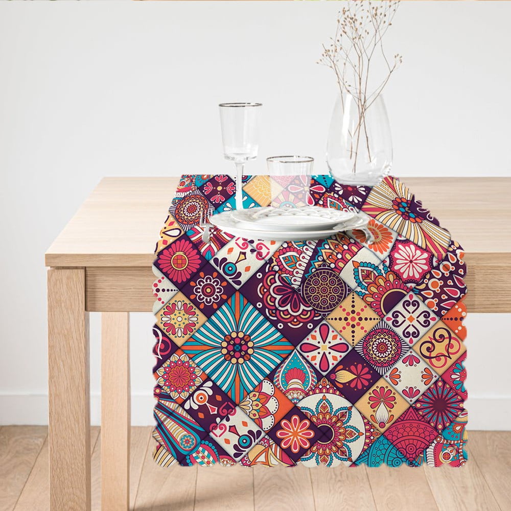 Napron pentru masă Minimalist Cushion Covers Colorful Mandala, 45 x 140 cm bonami.ro