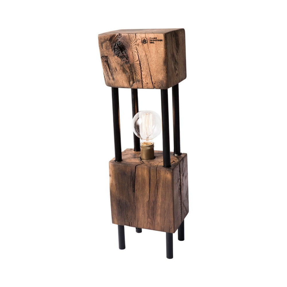 Veioză din lemn de stejar FLAME furniture Inc. Monolit