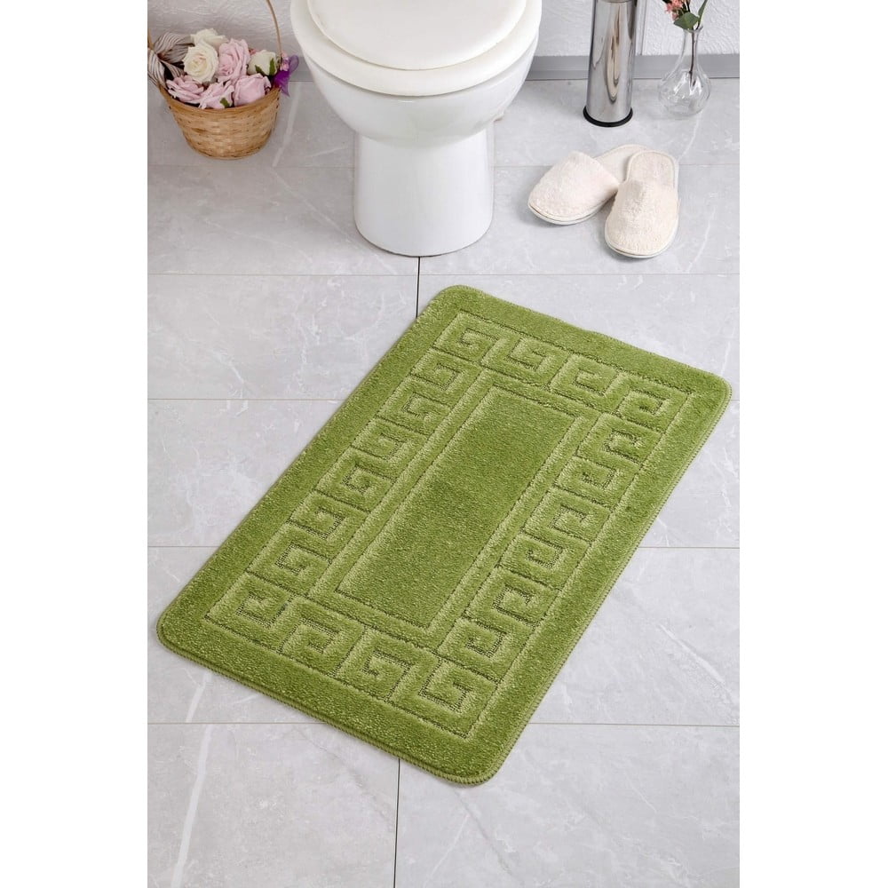Covoraș de baie verde 50x70 cm ethnic – foutastic