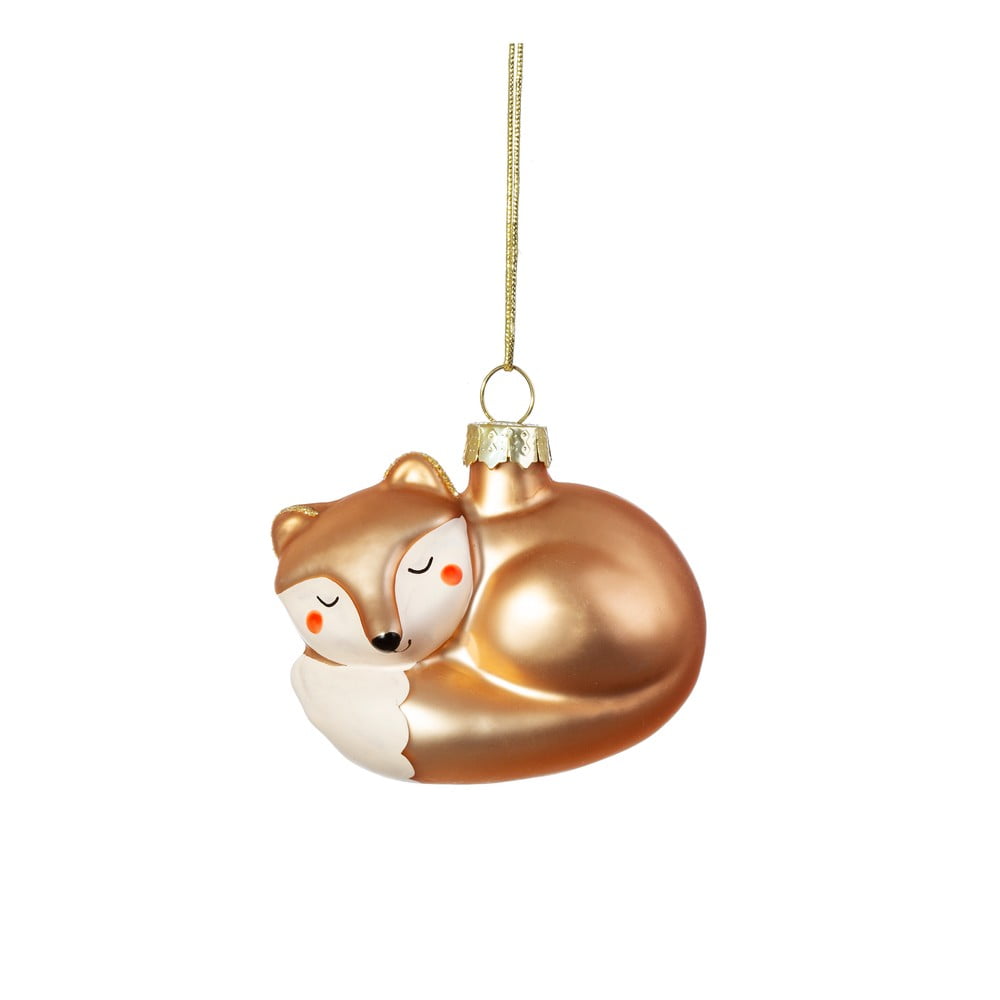 Ornament de Crăciun din sticlă Baby Fox – Sass & Belle