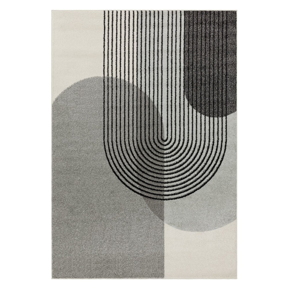 Covor gri 170×120 cm Muse – Asiatic Carpets 170x120 imagine noua