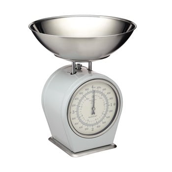 Cântar de bucătărie Kitchen Craft Living Nostalgia, gri deschis, 4 kg