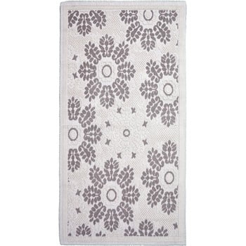 Covor din bumbac vitaus papatya, 80 x 200 cm, gri crem