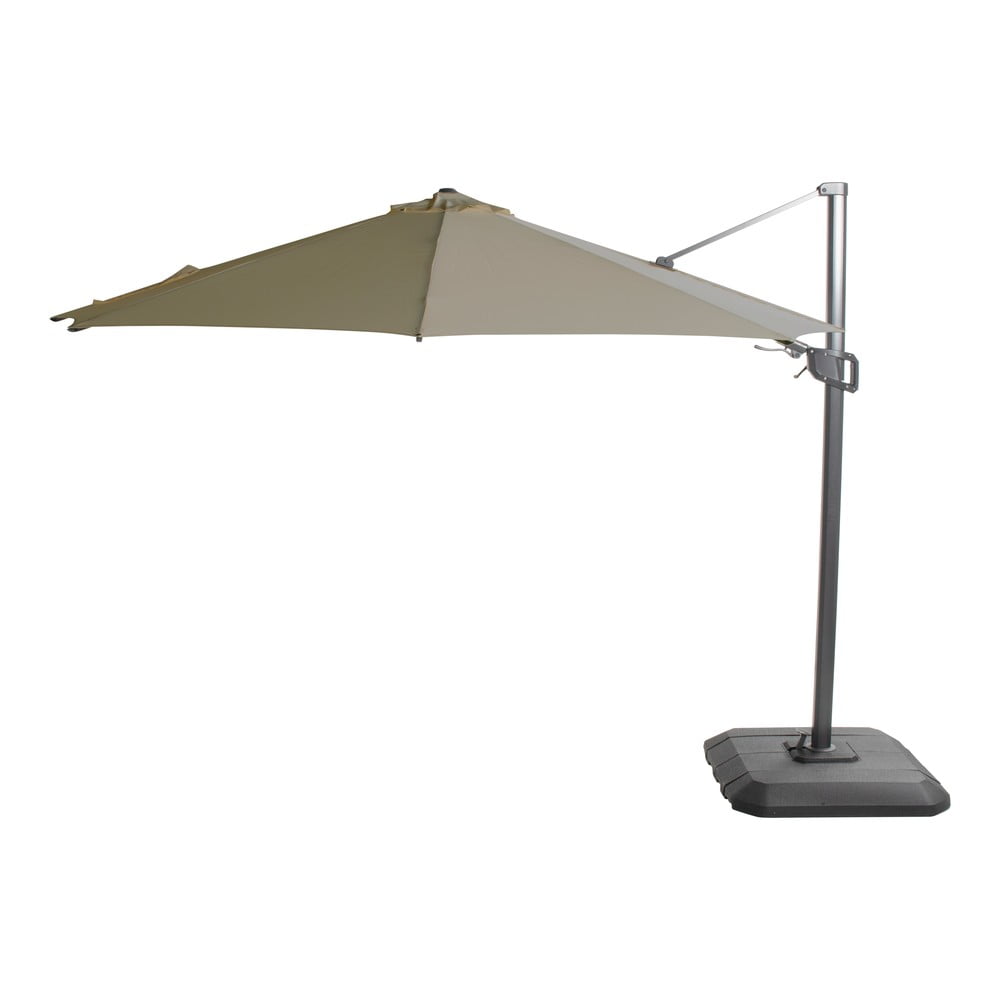 Umbrelă de soare suspendată Hartman Shadowflex, ø 300 cm, verde olive bonami.ro imagine 2022
