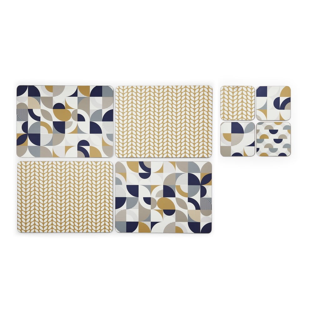 Set de protecții de masă și coasters 8 buc. Bauhaus – Cooksmart ®