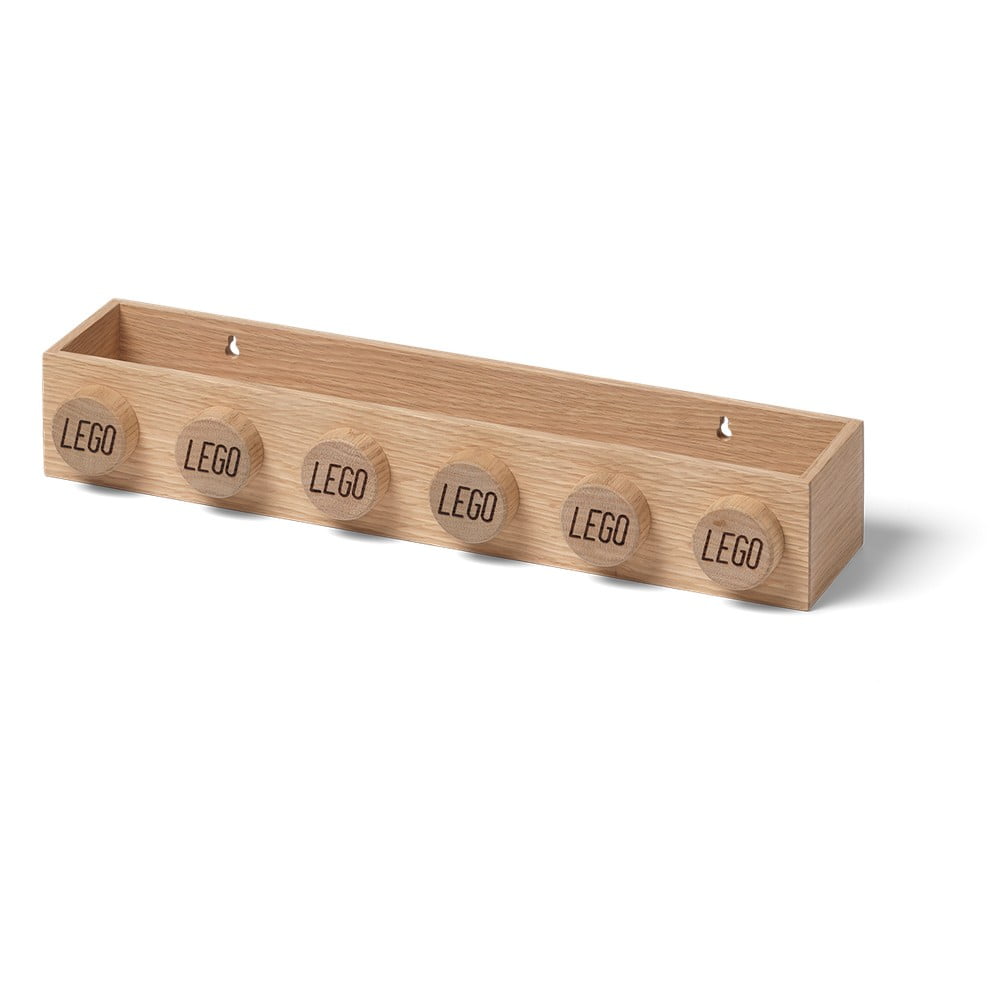 Raft de perete din lemn pentru copii LEGO® Wood bonami.ro
