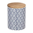 Cutie depozitare din ceramică cu capac din bambus Wenko Lorca, 950 ml