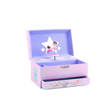 Cutie muzicală din lemn djeco balerina