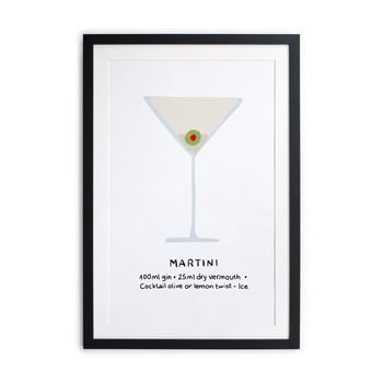 Tablou/poster înrămat Really Nice Things Martini, 40 x 50 cm