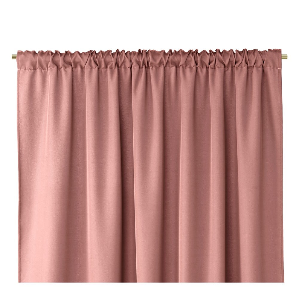 Draperie AmeliaHome Pleat, 140 x 250 cm, roz