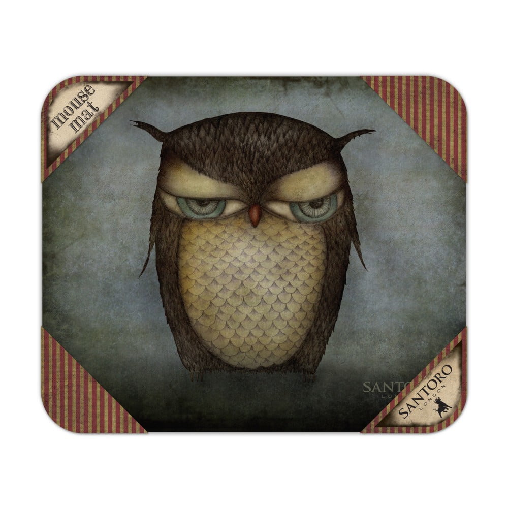 Mousepad Santoro London Grumpy Owl
