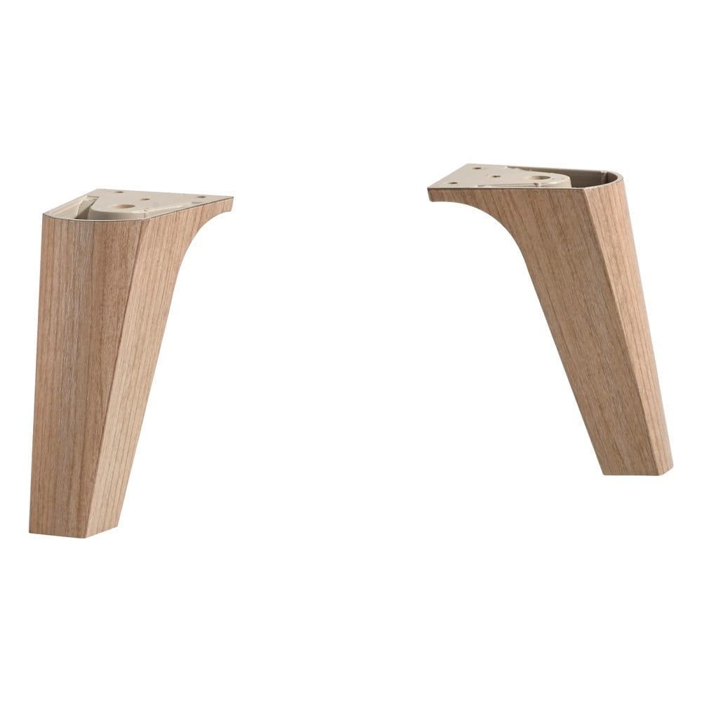  Picioare de mobilier cu aspect de lemn de stejar 2 buc - Pelipal 