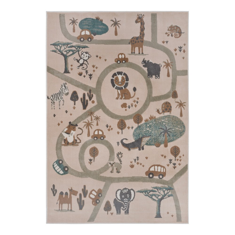 Covor pentru copii bej 120x170 cm Animal Park – Hanse Home