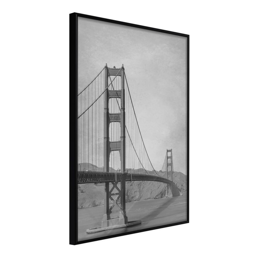 Poster cu ramă Artgeist Bridge in San Francisco II, 20 x 30 cm Artgeist imagine 2022