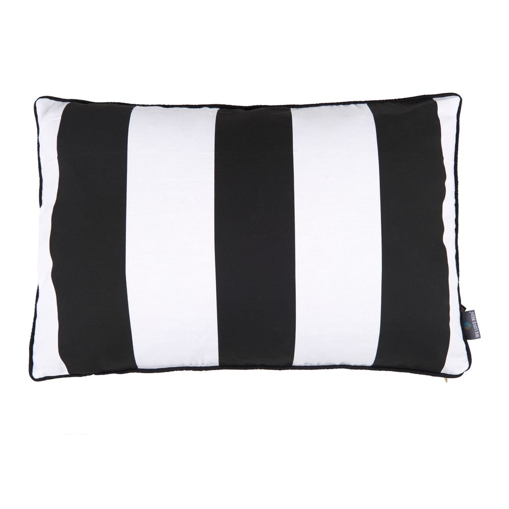 Față de pernă WeLoveBeds Belts, 40 x 60 cm, alb-negru alb-negru imagine noua somnexpo.ro