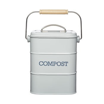 Cutie pentru compost kitchen craft living nostalgia, gri, 3 l