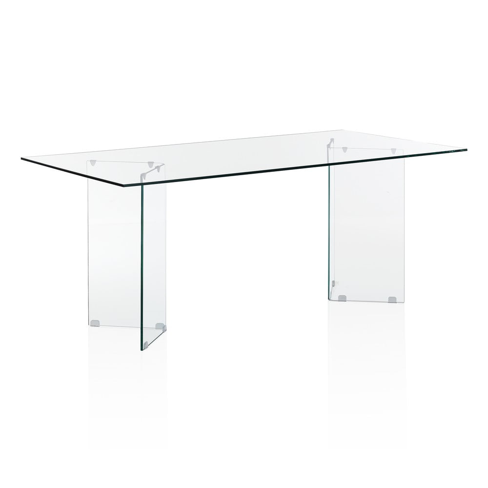 Masă de dining din sticlă 90x180 cm Kaya – Tomasucci