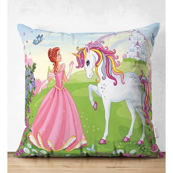 Față de pernă pentru copii Minimalist Cushion Covers Princess, 45 x 45 cm