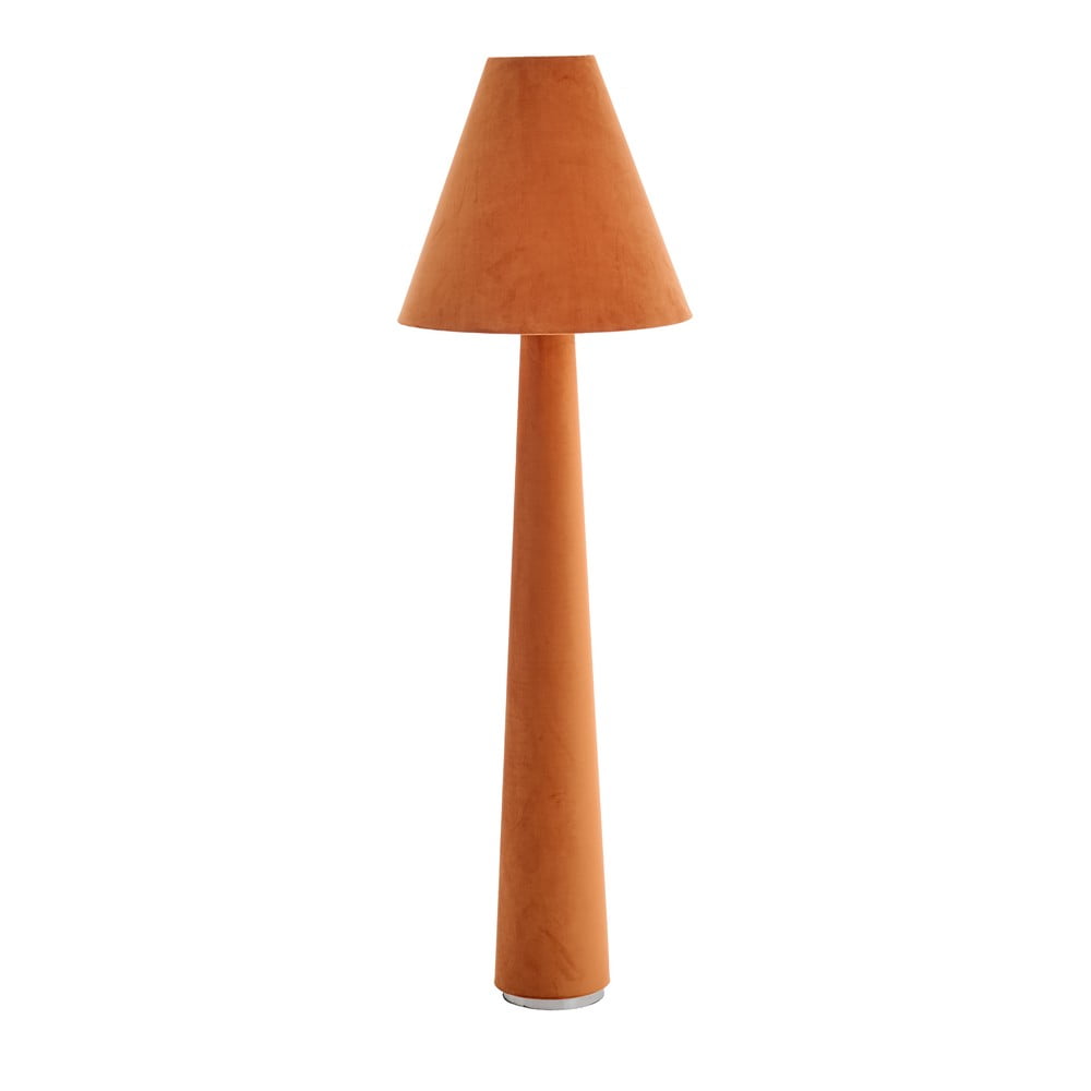 Lampadar portocaliu cu abajur textil (înălțime 168 cm) Devia – Light & Living