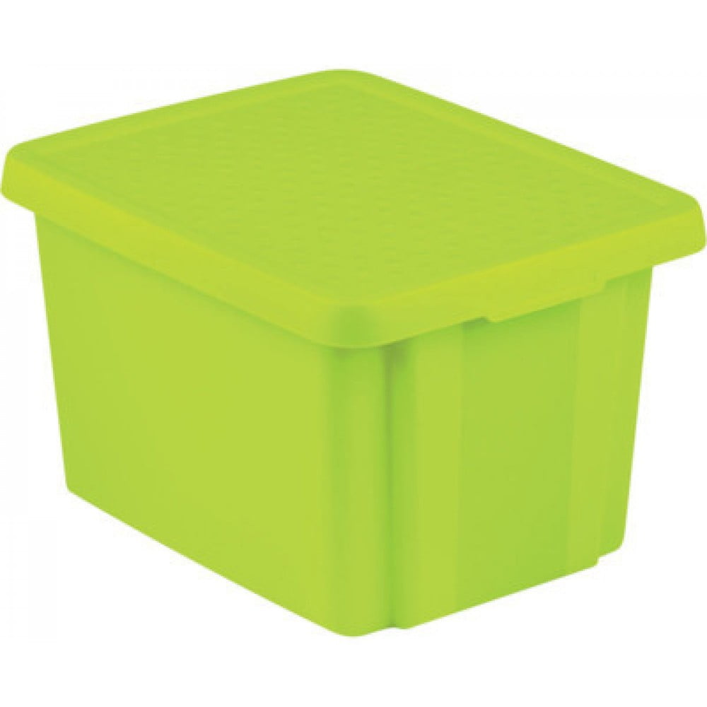  Cutie de depozitare din plastic cu capac Essentials – Curver 