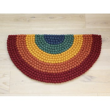 Covor cu bile din lână, pentru camera copiilor wooldot ball rugs rainbow multi