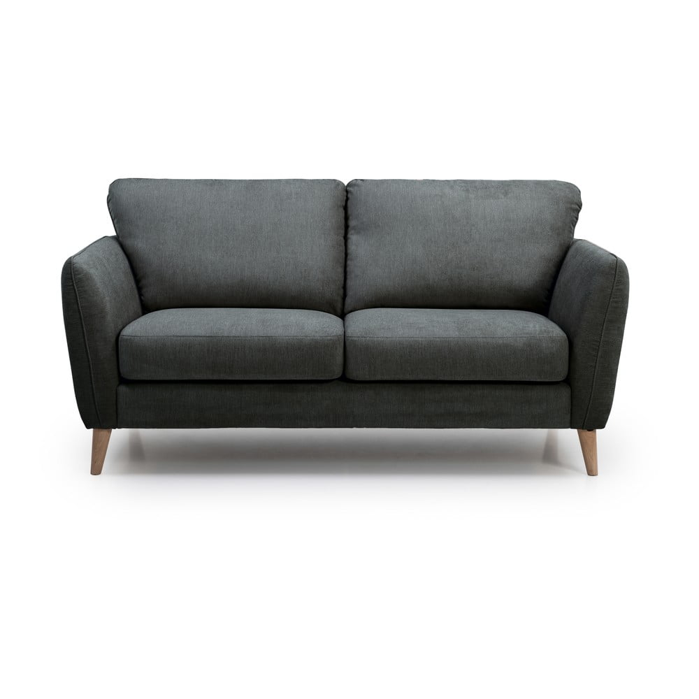 Canapea neagră/gri 170 cm Oslo – Scandic 170 imagine noua somnexpo.ro