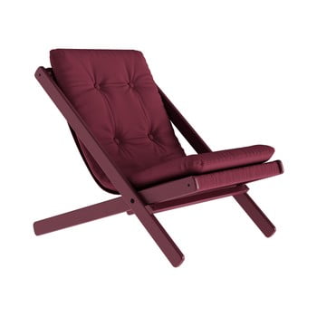 Fotoliu pliabil Design Boogie Siesta Red/Bordeaux