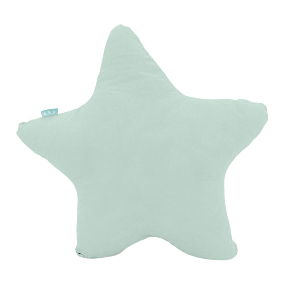 Pernă din bumbac pentru copii Mr. Fox Estrella,50 x 50 cm, verde-mentă bonami.ro pret redus