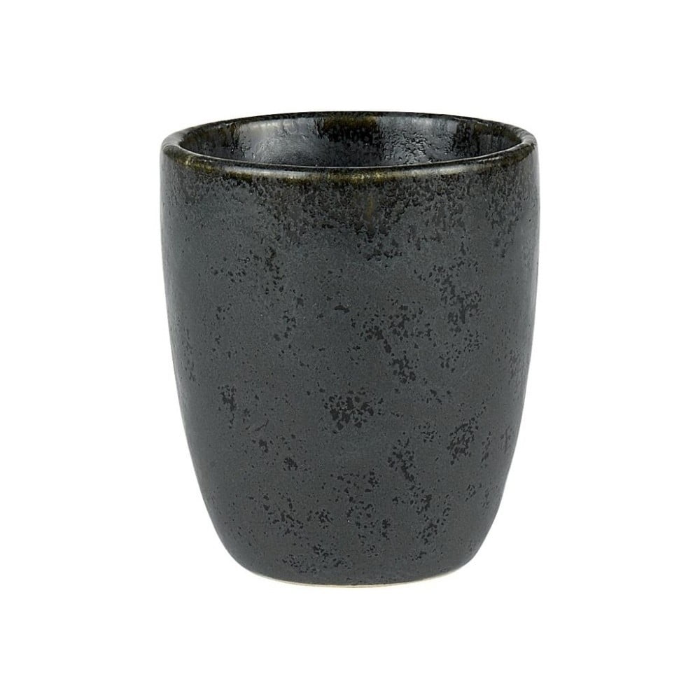 Cană din ceramică fără toartă pentru espresso Bitz Mensa, negru Bitz